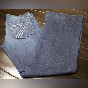 7 For All Mankind Women’s Size 28 x 29 “Dojo” Flare Jeans